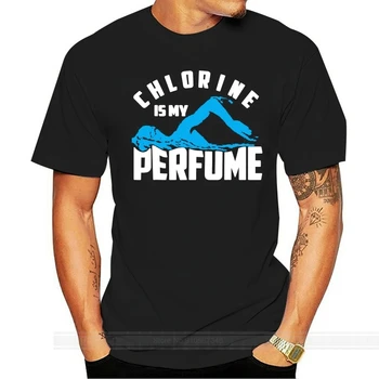 Chlor Ist Mein Parfüm | Cute Pro Schwimmer Geschenk T-Shirt Sommer Casual Mann T Shirt Gute Qualität top tee